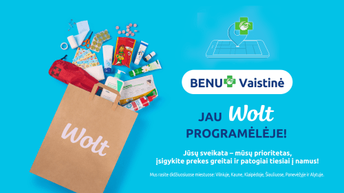 BENU jau ir WOLT!